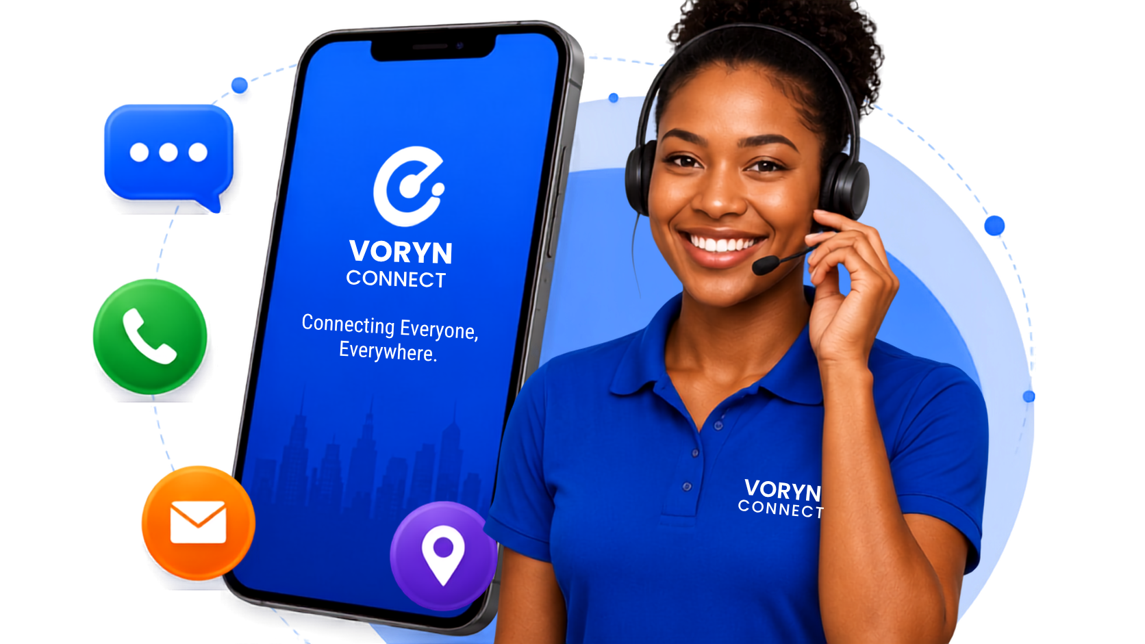 Voryn Connect support agent ready to help